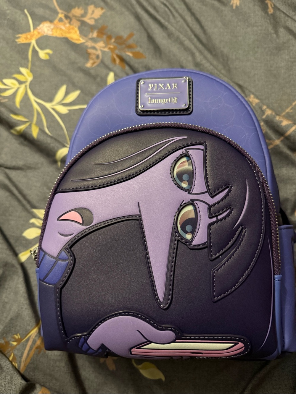 Loungefly Purple Pixar Inside Out Disgust Mini Backpack
